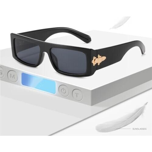 2020 New Fashion Womens Sunglasses Square Plastic Glasses Classic Brands Designer Men Vintage Eye Glasses Frame Uv400