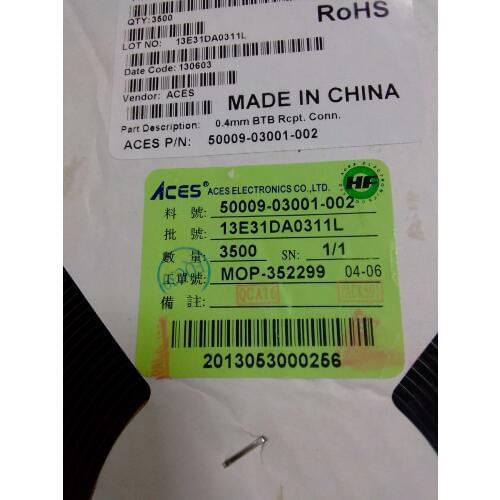 Original new 100% 50009-03001-002 connector 30pin puncture seat