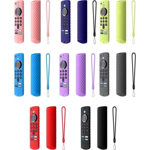 Sleeve Shockproof Anti-Slip Replacement Remote Silicone Control Protective Cover for Amazon Fire TV Stick 3rd Gen