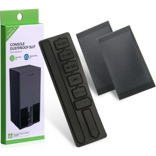 USB LAN Power Interface Jack Plugs,Anti-dust Cover for X box Series X Console