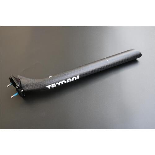 2016 TEMANI Bicycle Carbon Aero Seatpost 27.2 30.8 31.6 Mountain Bike Carbon Seat post Setback 25 Degree Bicycle Part