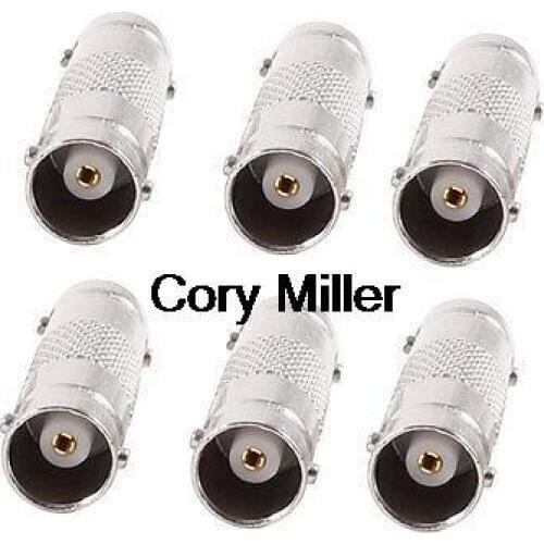 Replacement BNC to BNC Female F/F Coax Straight Adapter Connector