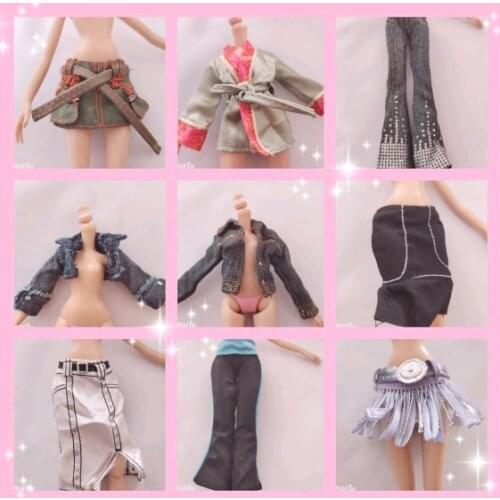 30cm doll bratz doll Monster High School Doll Clothes Skirt Suit Replacement Play Clothes