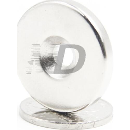 5pcs Super Strong Round Neodymium Countersunk Ring Magnets 25mm x 3mm Hole: 5.2mm N50 Neodymium Magnet Free Shipping