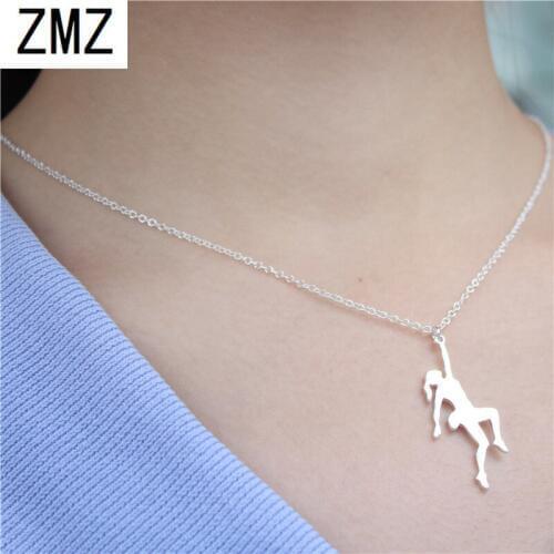 50pcs Europe/US Fashion The Goddess of Climbing Pendant Cute Necklace Gift for Mom/Girlfriend Party Jewelry