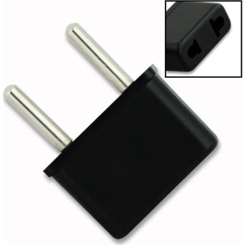 USA US To EU Europe Travel Power Adapter Converter Wall Plug