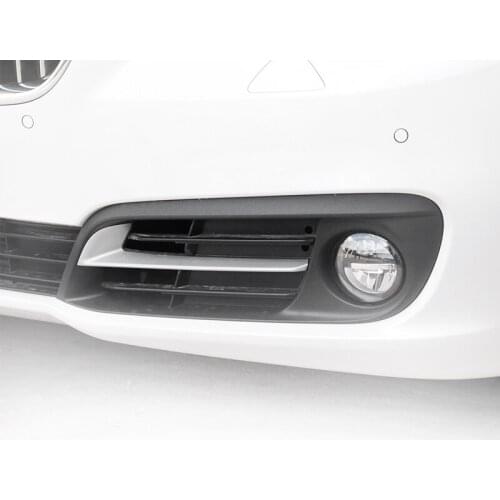 Musion Car Chromium Accessories Front Bumper Lamp Trim Light Abs Cover For BMW F18LCI 2014-2017 (Matte Type)