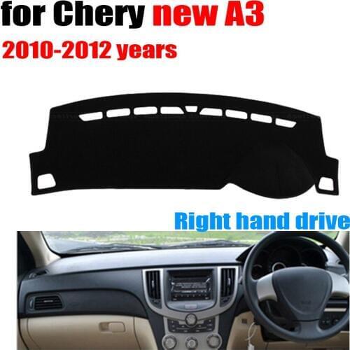 Car dashboard covers mat for Chery new A3 2010-2012 years Right hand drive dashmat pad dash cover auto dashboard accessories