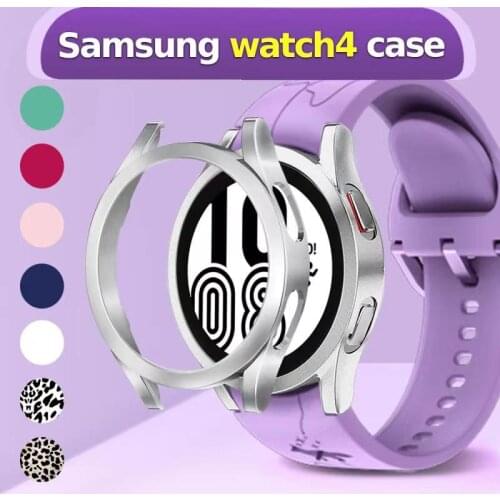 Watch Case For Samsung Galaxy Watch 4 44mm PC Matte Cover Protective for Galaxy Watch 4 40mm Classic Clock Bumper Shell