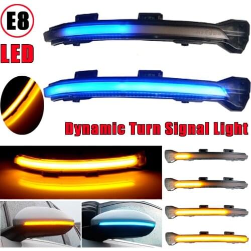 Dynamic LED Turn Signal Crystal For VW Golf MK7.5 GTI 7 7.5 R Rline GTD Mirror Light Clear 2013 2015 2018 2019 2020