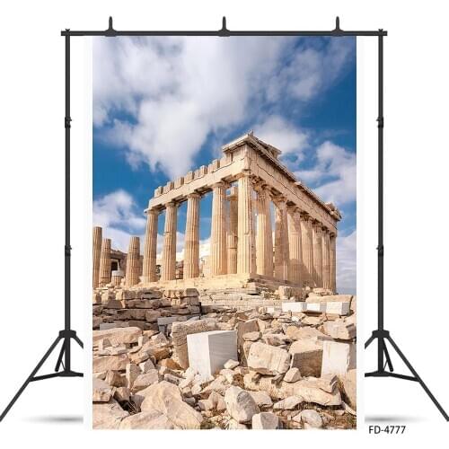 Ancient Pillars Ruins Brick Photography Background Custom Backdrop for Children Baby Portrait Scenic Photocall Fond Photo Studio