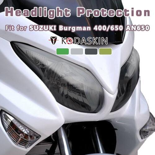 KODASKIN Motorcycle ABS Headlight Screen Protection Cover Headlamp Headlight Guard Fit For SUZUKI Burgman 650 AN650