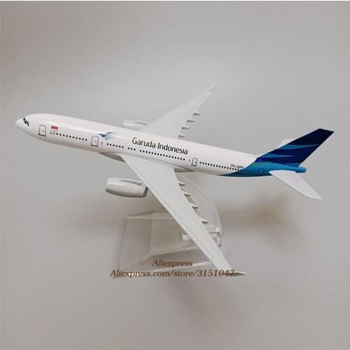 16cm Alloy Metal Air Garuda Indonesia Airbus 330 A330 Airlines Airplane Model Airways Plane Model Diecast Aircraft Gifts