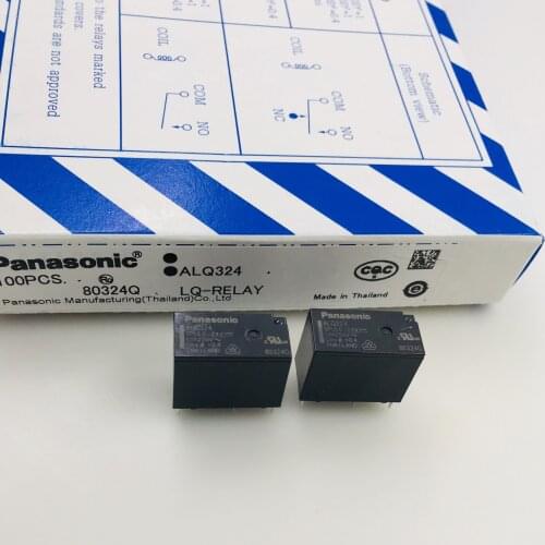 Original ALQ324 24VDC 4pin 10A 250VAC JQ1AP-24V-F relays