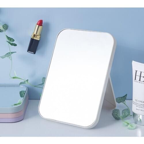 Portable Foldable Makeup Mirror Large Square Single Side Cosmetic Mirror Easy To Use Simple Beauty Makeup Tool