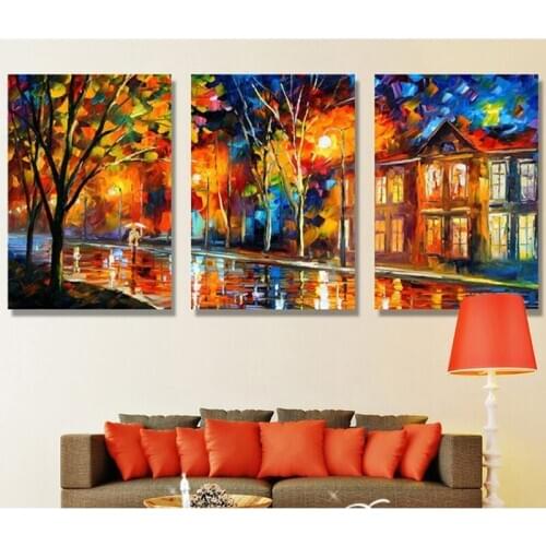 Lights With Ones Umbrella 3 Pcs Full Square Round Drill 5D Diy Diamond Painting Mosaic Cross Stitch Kits EmbroideryZP-2879