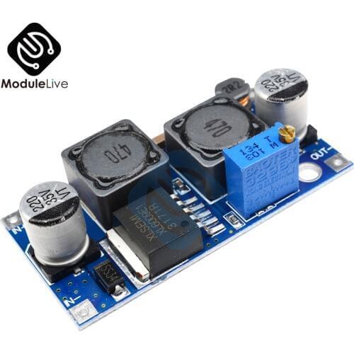 DC-DC Auto Boost Buck adjustable Step Down Converter XL6009 Module Solar Voltage High Switching Frequency