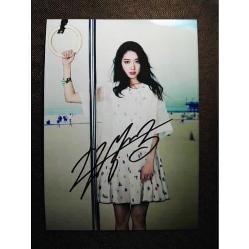 Hand signed Park Shin Hye Shin-Hye autographed photo 5*7 inches K-POP 112018D