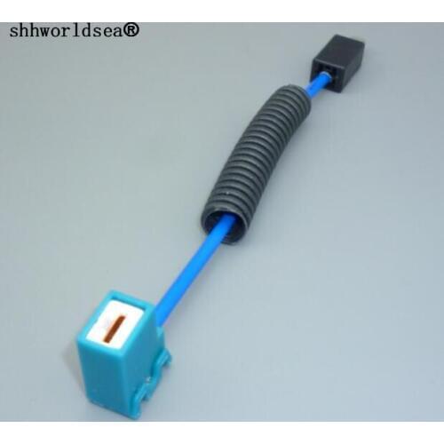 Shhworldsea 1pcs Car Bend Connector Plug Extension Wire H1 Headlight Ceramic Auto Halogen socket car
