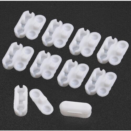 10pcs/lot Plastic Roller Blinds Pull Cord Connector Curtain Chain Connector for Vertical Blinds Joiners Spare Tool Replacement