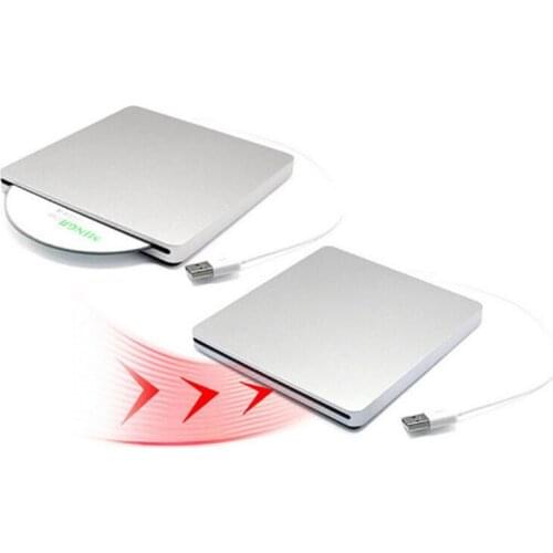 USB DVD Drives Optical Drive External DVD RW Burner Writer Recorder Slot Load CD ROM Player for Apple Macbook Pro Laptop PC Hot