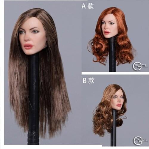 IN STOCK 1/6 Gactoys GC031 Monica Bellucci Head Sculpted Long Straight Hair Model