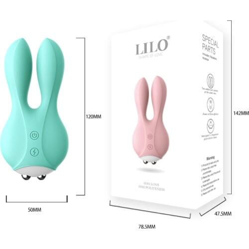 Electric Shock Rabbit Vibrator Clitoris Stimulator G-spot Vibrating Egg Vagina Breast Massage Clit Vibrator Sex Toys For Woman