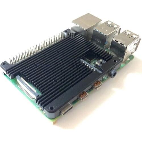 Raspberry Pi 4th generation Raspberry Pi 4B embedded aluminum alloy radiator can be equipped with any expansion board