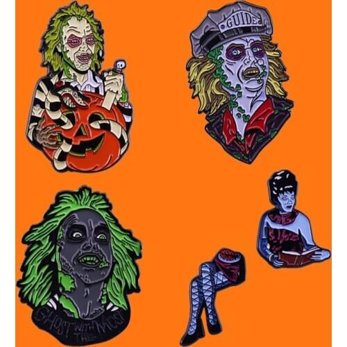 Funny Anime Enamel Pins Cute Girl Metal Cartoon Brooch Backpack Hat Bag Collar Lapel Badges Men Women Fashion Jewelry Gifts