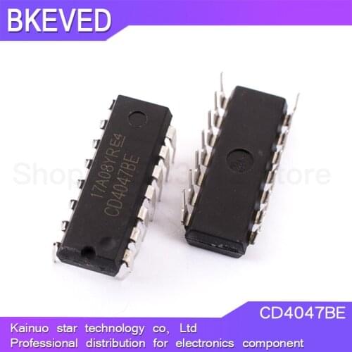 10PCS CD4047BE DIP14 CD4047 DIP 4047BE new and original IC