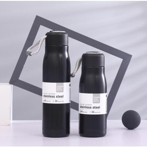 400/500ml Portable Outdoor Sports Travel Teapot Water Bottle Portable 304 Stainless Steel Vacuum Insulation Layer Insulation Cup