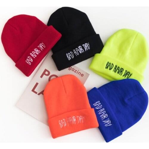 Kids Cool Hip Hop Show dance Hat Girls Boys Street Wear dancing knitting hat Carnival dance costumes accessories