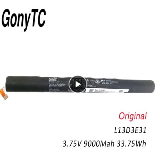 GONYTC L13D3E31 L13C3E31 Tablet Battery for LENOVO YOGA 10" B8000 B8080 60046 60047 60063 B8000-F B8000-H B8080-H B8080-F