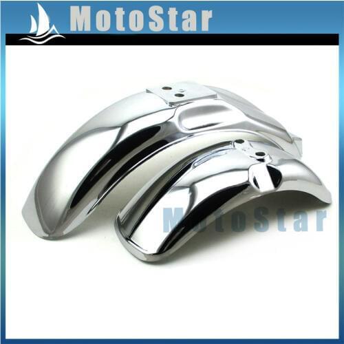 Chromed Front Rear Plastic Fender For Z50 Z50A Z50J Z110 Z125 Honda Mini Trail Bike