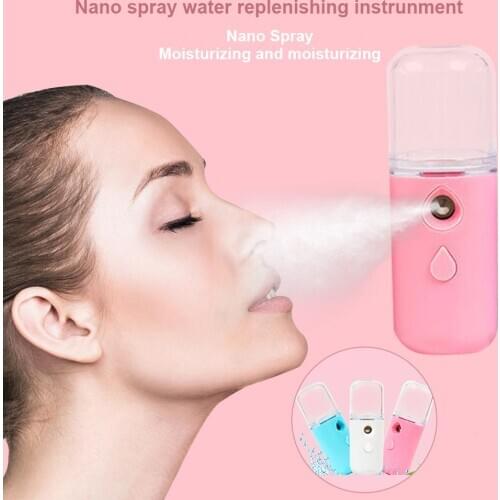 30ml Nano Mist Sprayer Face Skin Moisturizing Humidifier Portable Mist Sprayer Deep Hydration USB Rechargeable Mini Humidifier