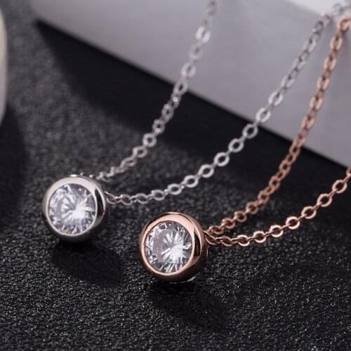 MS-108 CVD HPHT Lab Growm Diamond Necklace 18K 14K Gold Customize Jewelry