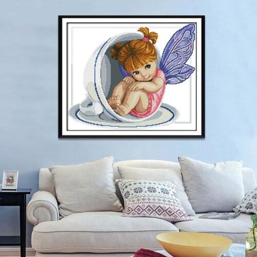 Cross Stitch Kit Lovely Angel Cross Stitch Needlework