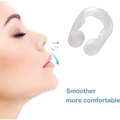 New Silicone Magnetic Anti Snore Nose Clip Mini Snoring Case Snoring Aid Device Apnea Guard Night With Device Tray Sleep St V3M1