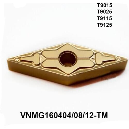 Original VNMG160404-TM VNMG160408-TM VNMG160412-TM T9025 T9015 VNMG 160404 160408 Carbide Inserts Lathe Tools Turning