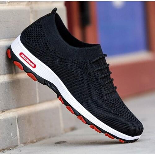 Autumn Mens Shoes Fashion Sports Leisure Breathable hiking Mesh Surface Outdoor Fashion Hiking Shoes