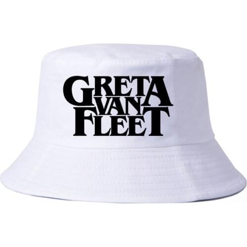 Greta Van Fleet rock band cap summer men women Bucket Hat new Harajuku pop hip-hop Fisherman cap casual cool panama