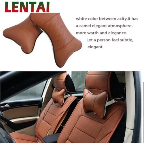 OVERE Car Styling Neck Pillow Comfort For BMW E39 E90 E60 E36 F30 F10 E34 E30 Mini Cooper Audi A4 B8 A3 A6 C6 Q5 A5 Accessories
