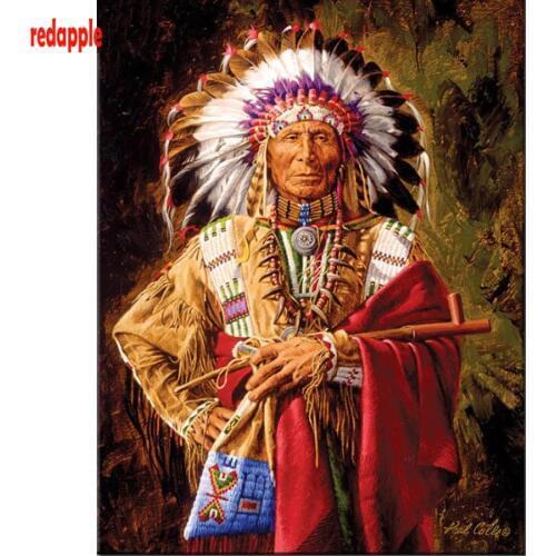 Full square drill diamond embroidery Indian woman 5d diamond painting cross stitch kits diamond mosaic 3d needlework home decor