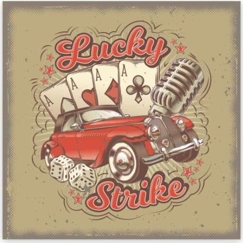 Lucky Strike Sticker Plane Extreme