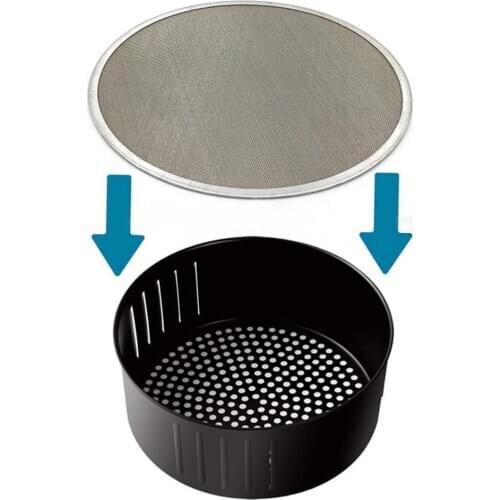 19/21/23/25cm Kitchen Stainless Steel Oil Splatter Screen Net Cover for Air Frying Pot