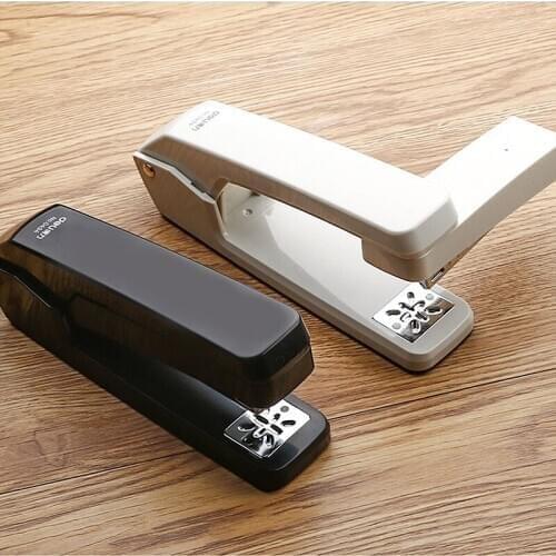 360 Rotation Heavy Duty Stapler Use 24/6 Staples Effortless Long Stapler School Paper Stapler Office Bookbinding Supplies