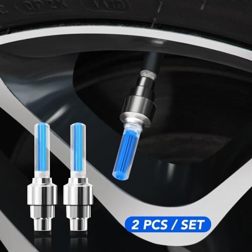 Bike Car Motorcycle Tyre Valve Cap Light For renault scenic 2 vw passat fiat 500x mitsubishi outlander 3 Vesta lada accessories