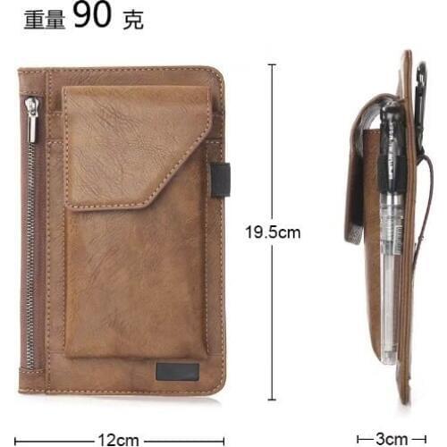 FSSOBOTLUN Fit 4.7"-5.5 "Universal phone Case High Quality PU Leather waist bag Wallet Pouch Belt Clip Cover Holster