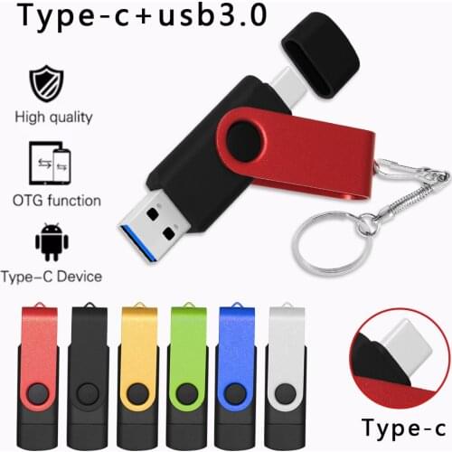 High-Speed & quality OTG USB flash drive3.0 pen drive for smartphone 64GB 128GB 256gb 512gb type-c for Samsung external storage