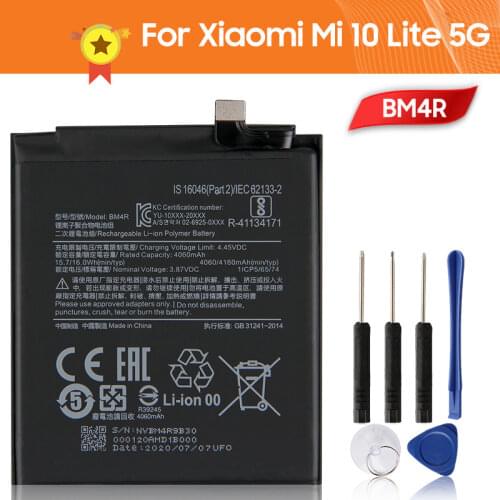 Xiao Mi Xiaomi BM4R Replacement Phone Battery for Xiaomi Mi 10 Lite 5G Quality Goods Battery 4160mAh Mi10 Lite